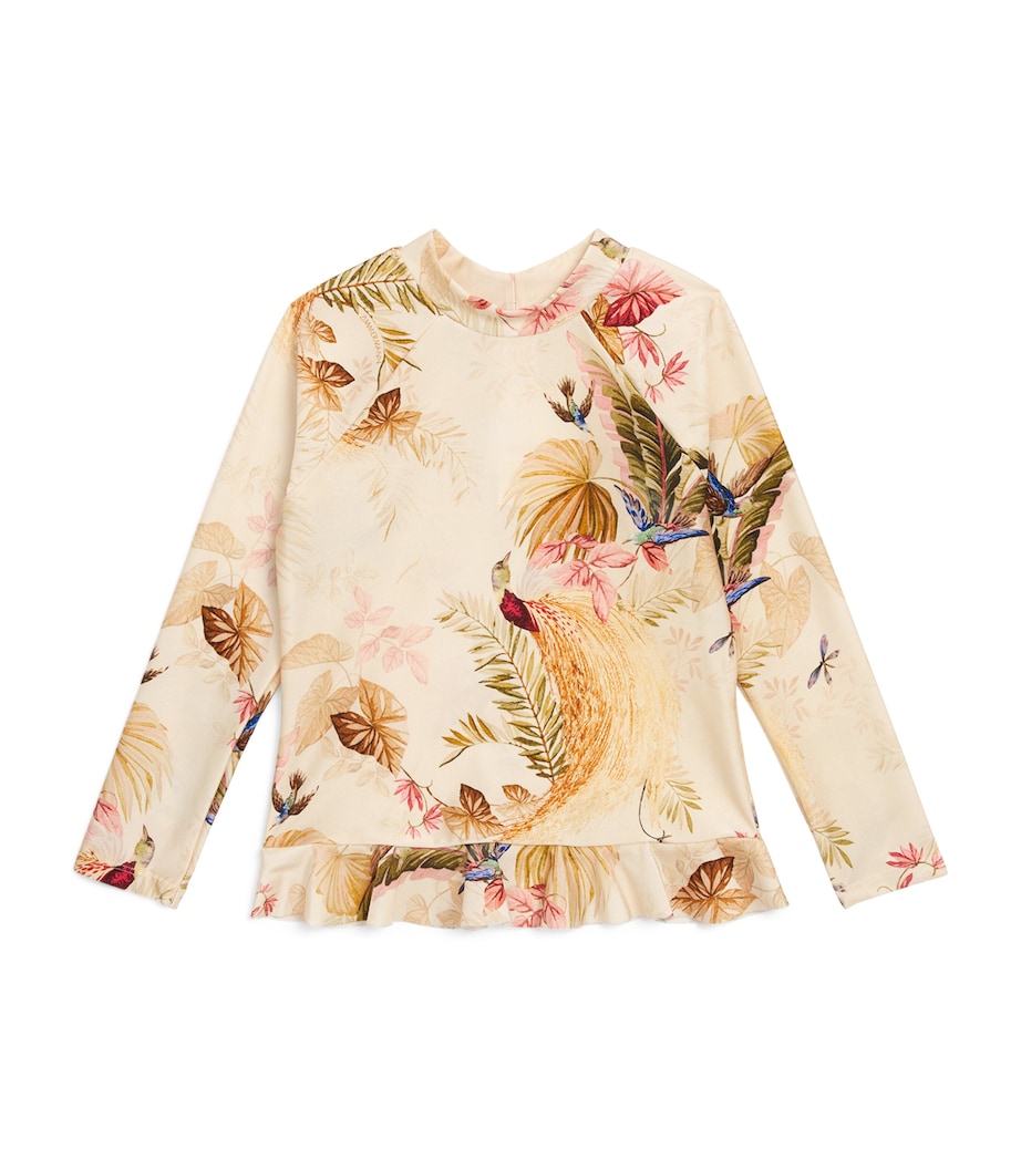 Zimmermann Kids Rhiannon Frill Rashie Top (2-12 Years)