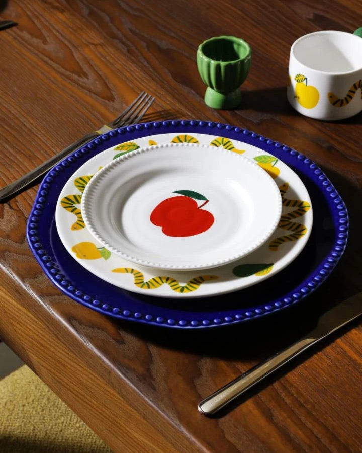 &Klevering - Haines plates - Set of 4 | Red
