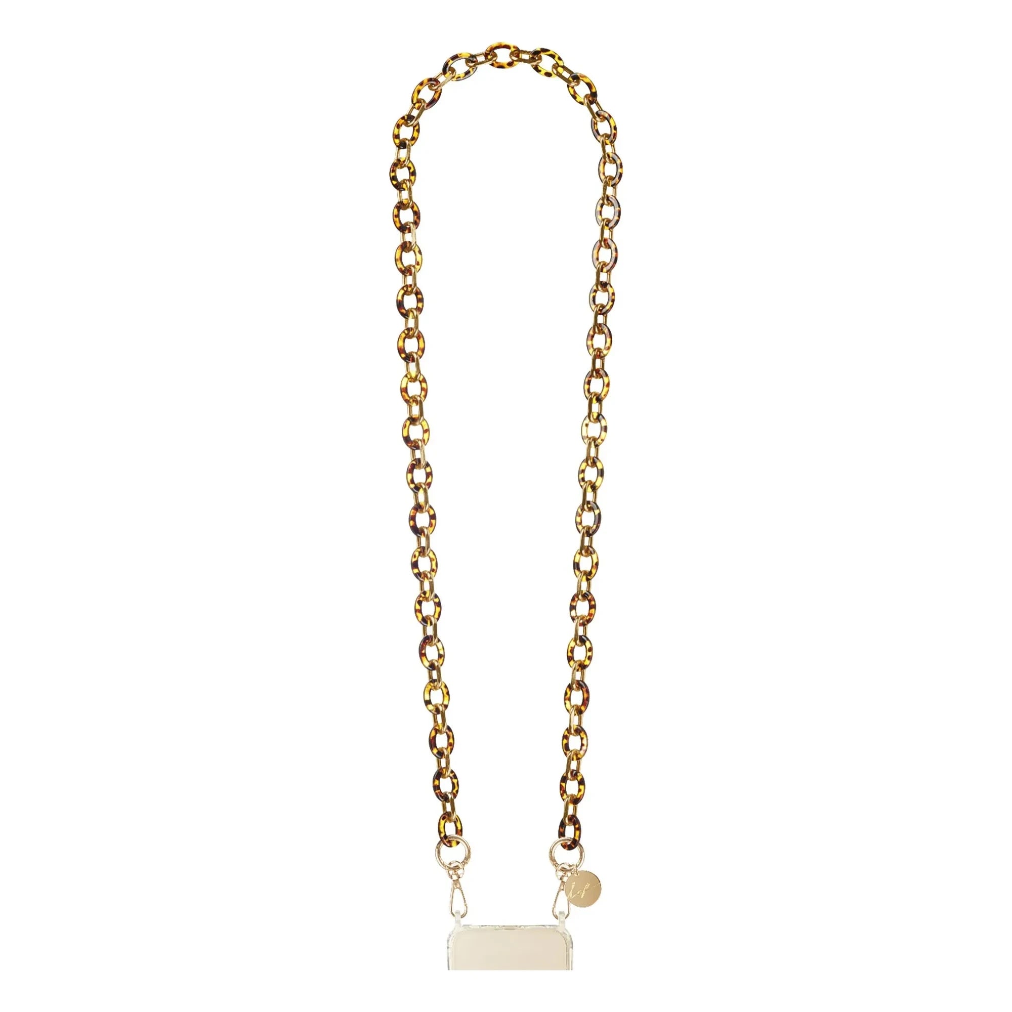 LaCoqueFrançaise - Cassy Scales long chain 120 cm | Brown