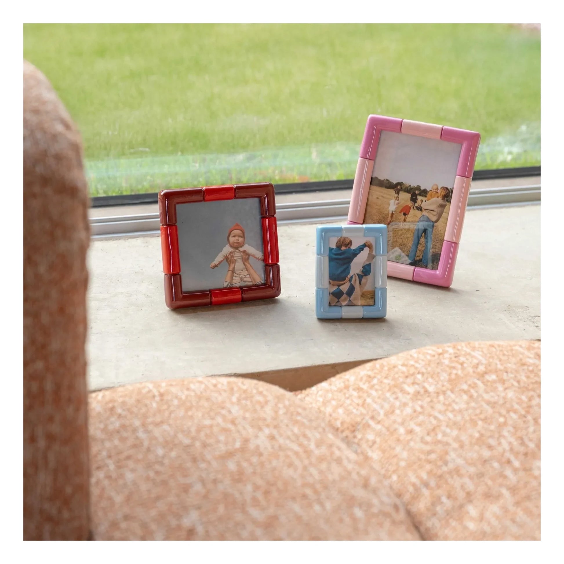 &Klevering - Rift photo frame | Candy pink