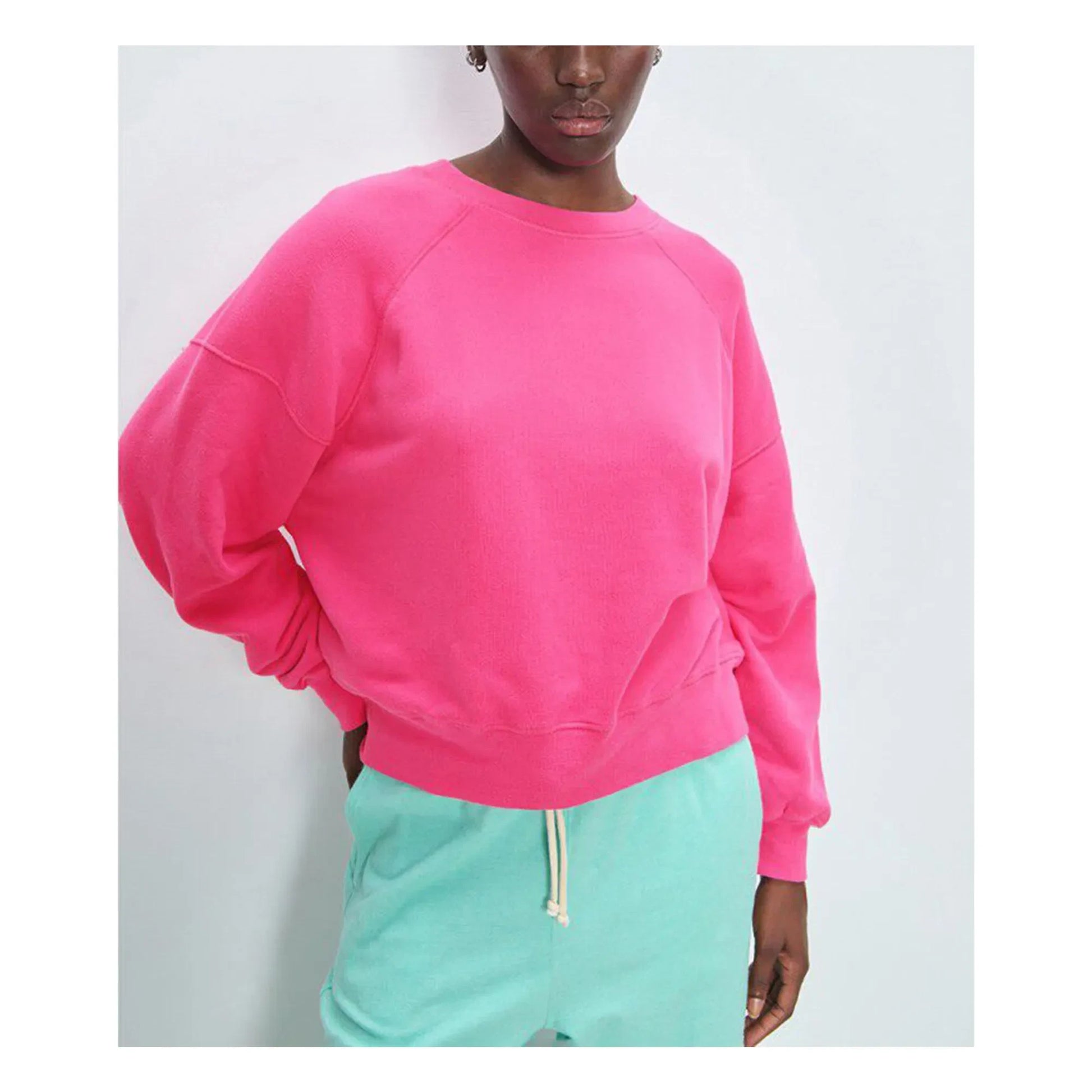American Vintage - Atubay sweatshirt | Fluorescent pink
