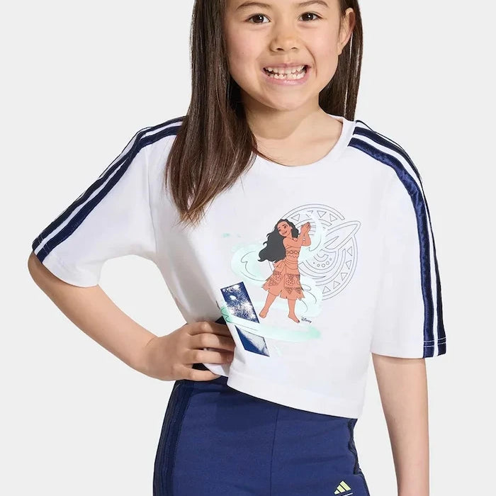 adidas çocuklar için pamuk ve elastanlı tişört DISNEY