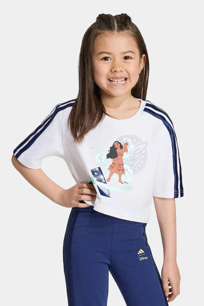 adidas çocuklar için pamuk ve elastanlı tişört DISNEY