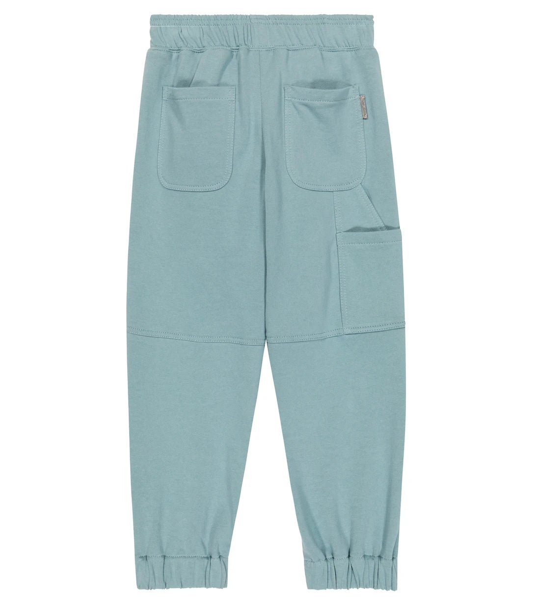 Brunello Cucinelli Kids - بنطلون رياضي من القطن الجيرسيه