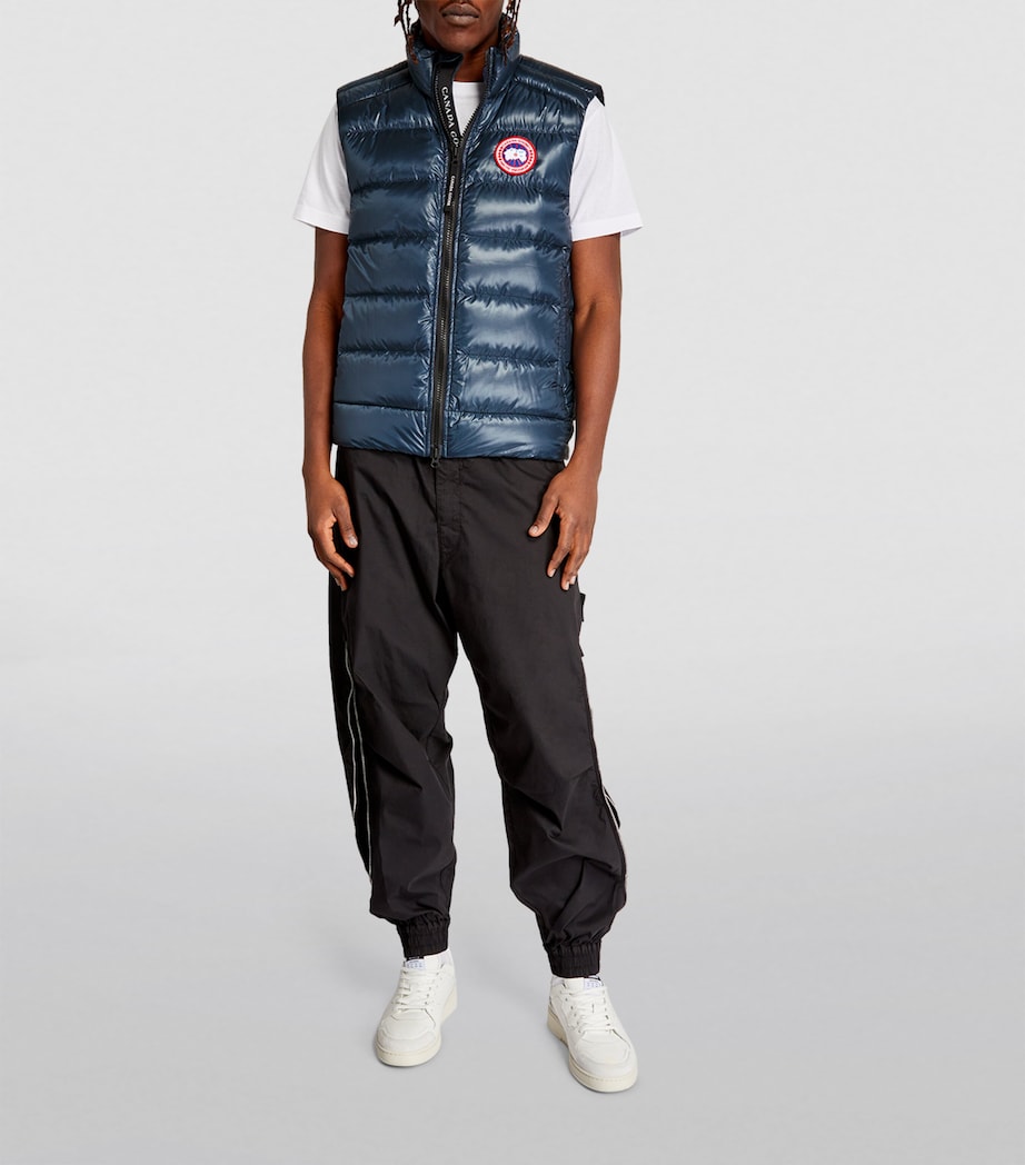Canada Goose Blue Quilted Crofton Gilet