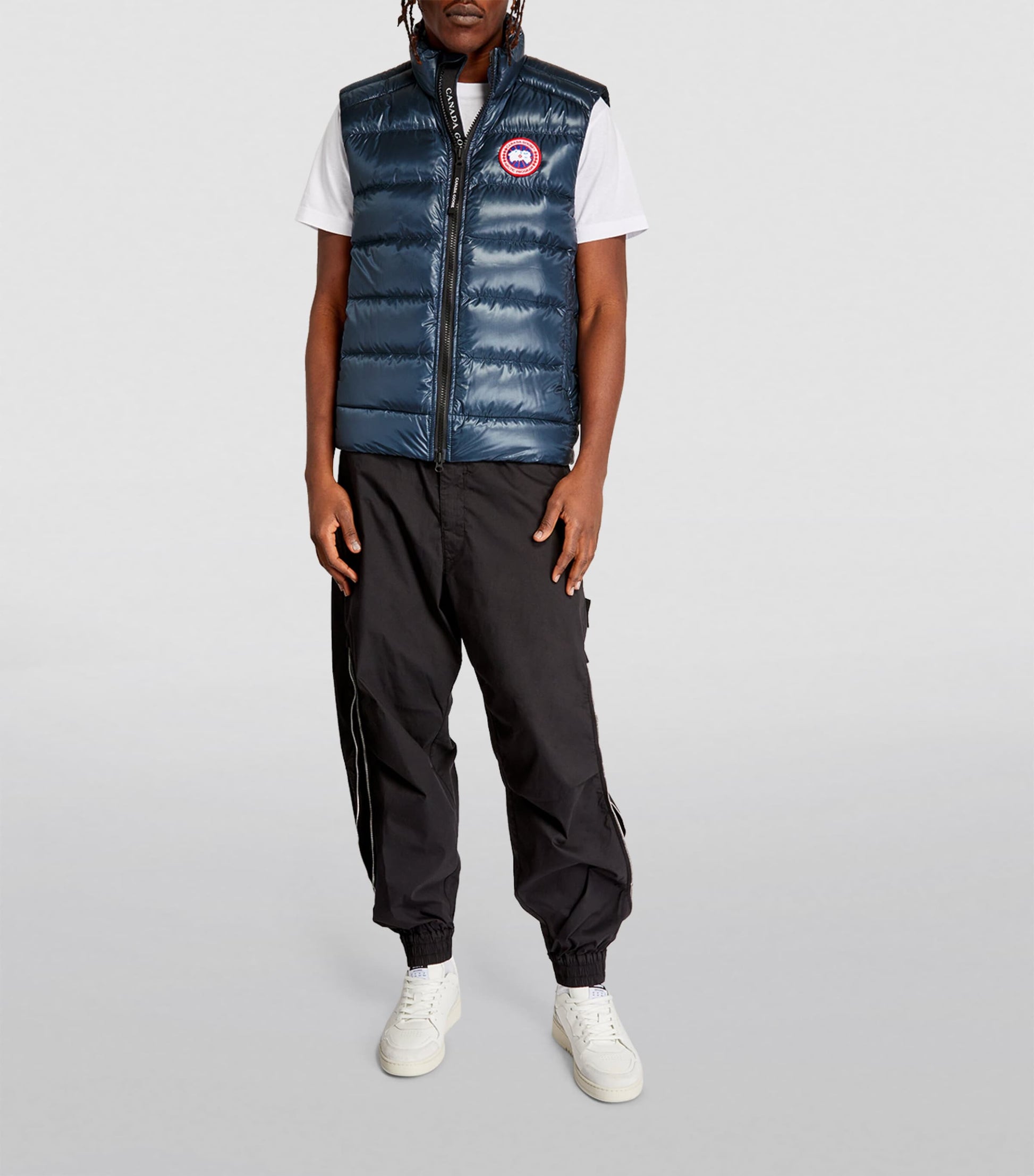 Canada Goose Blue Quilted Crofton Gilet