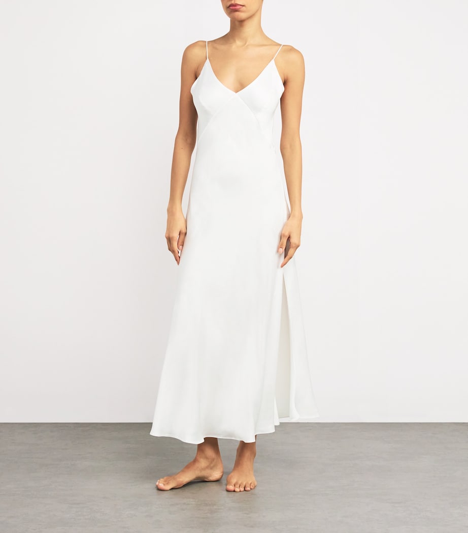 Bocan White Alyssa Slip Dress