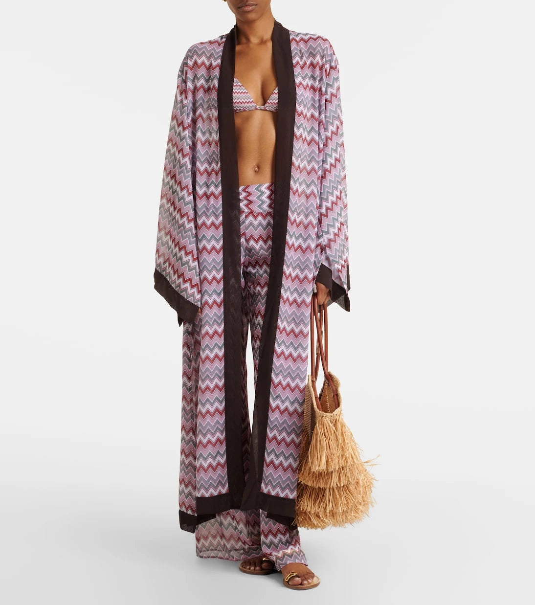 Bananhot - Jim chevron cotton beach cover-up