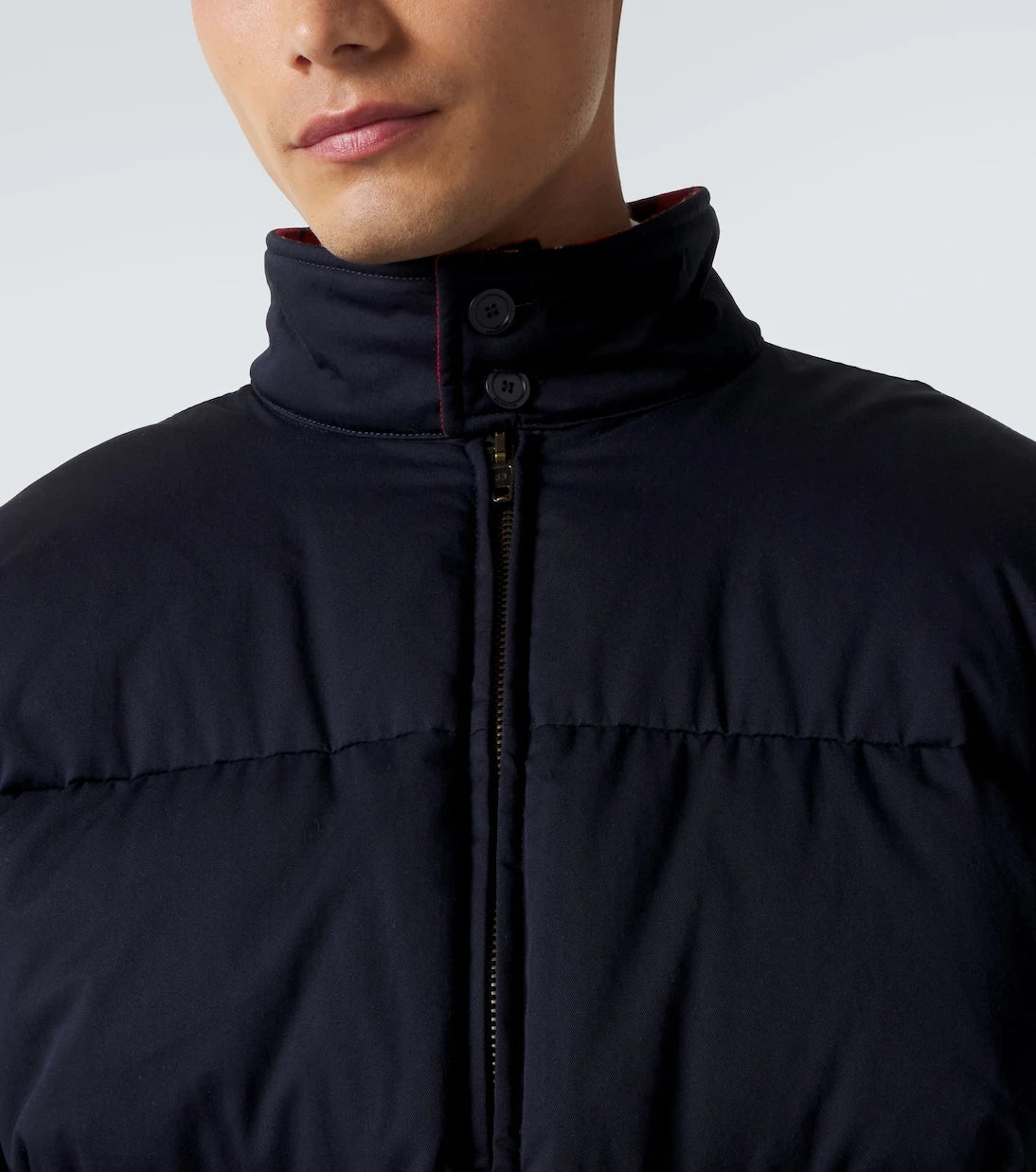 Balenciaga - Cut-Up Harrington twill down jacket