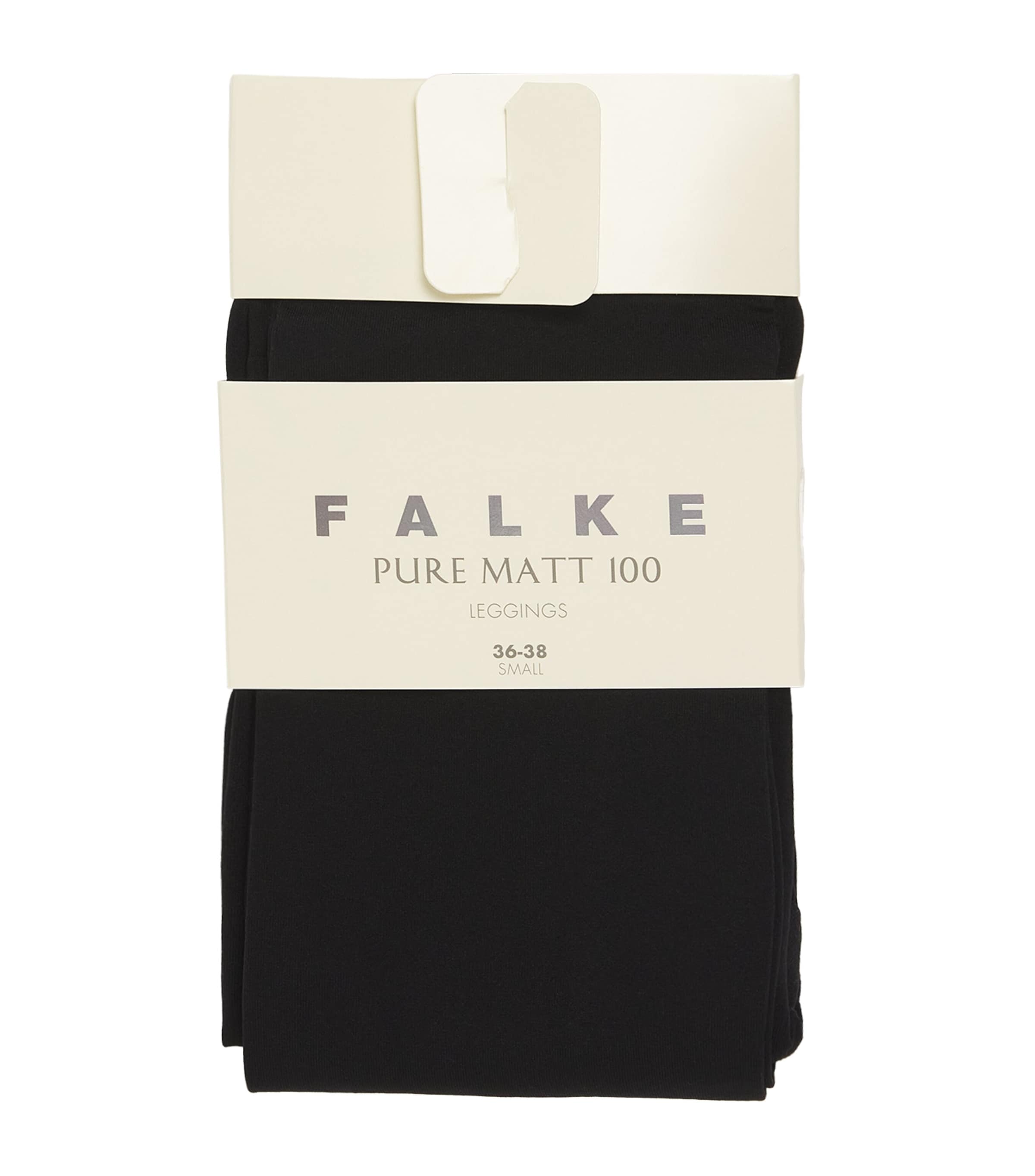 Falke Black Pure Matte 100 Leggings