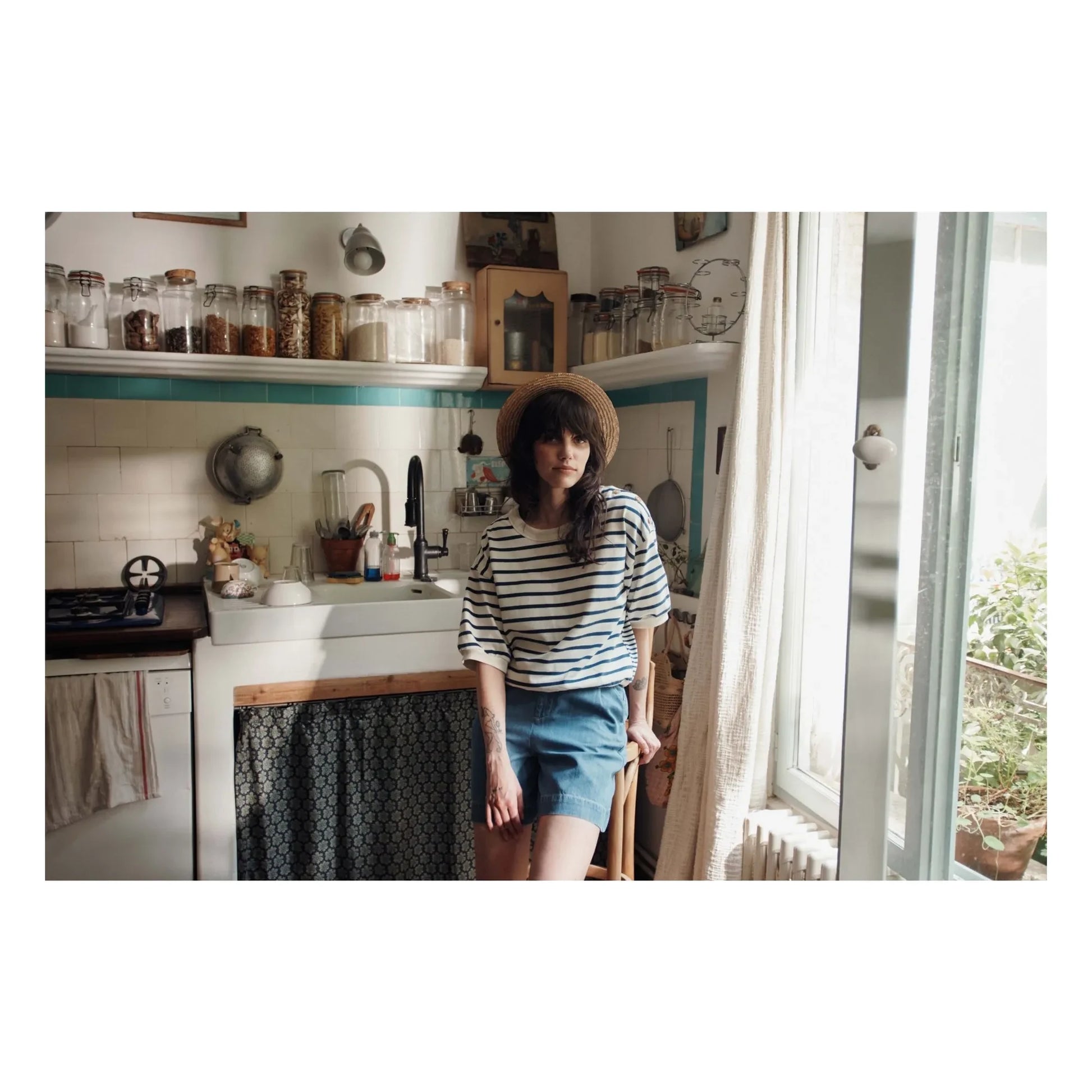 Emile et Ida - Sweat Marinière Organic Cotton | Navy blue