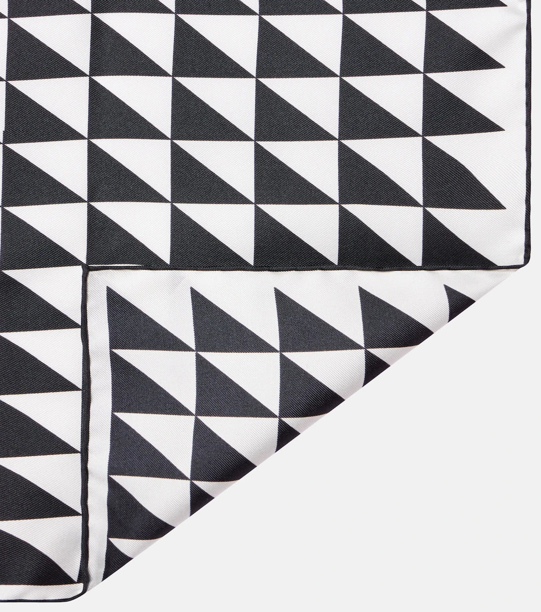 Prada - Printed silk twill scarf