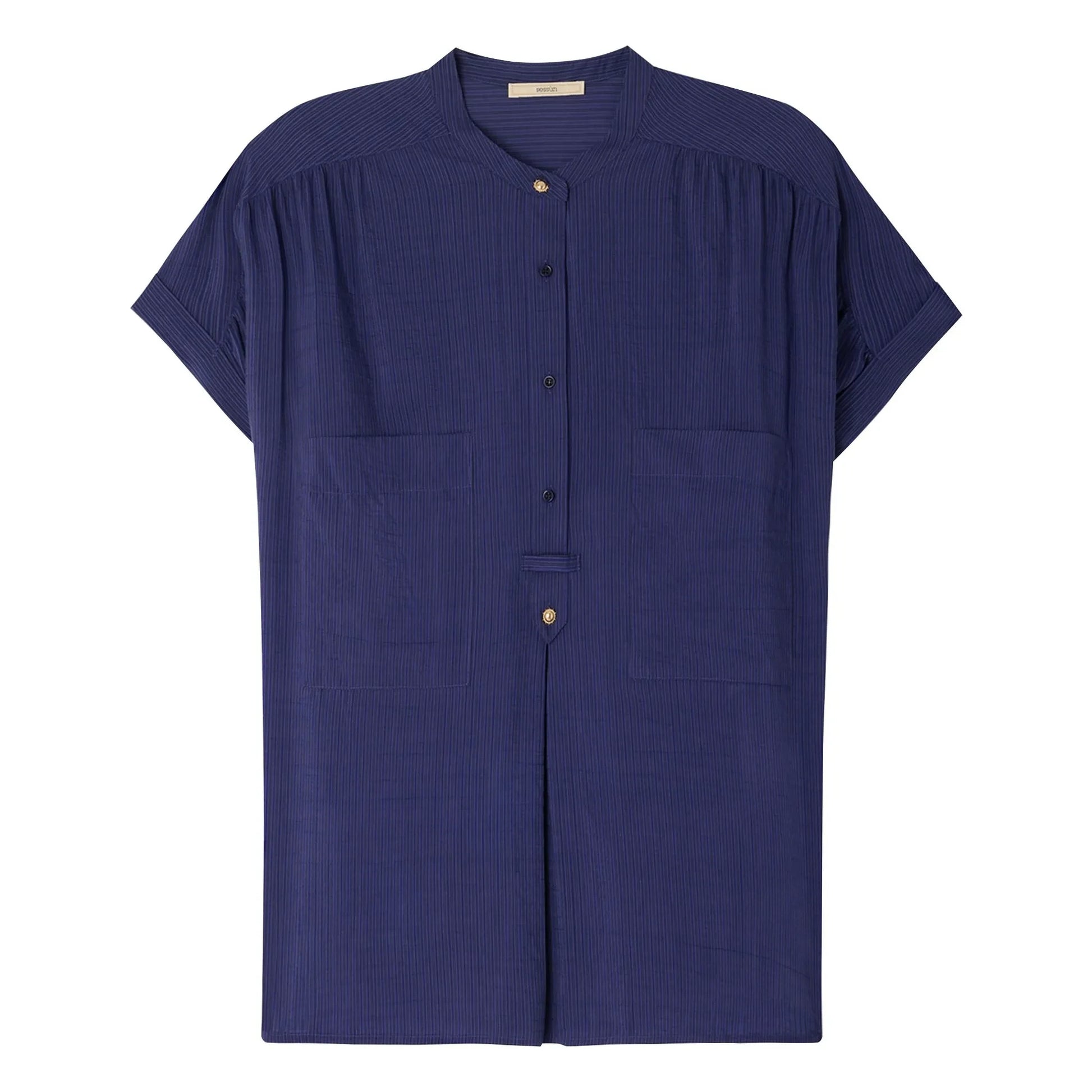 Sessùn - Camille blouse | Navy blue