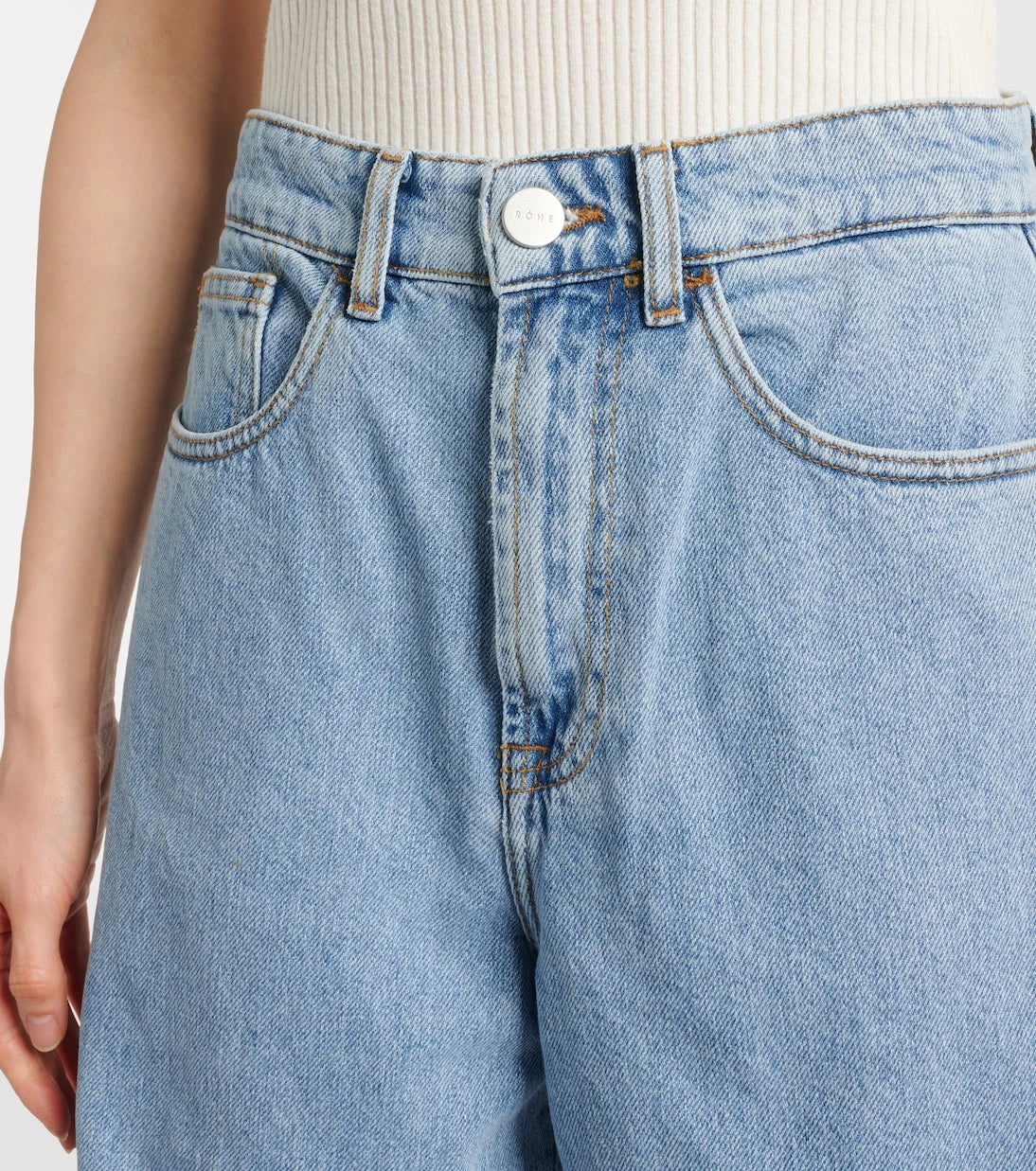 Róhe - Low-rise wide-leg jeans