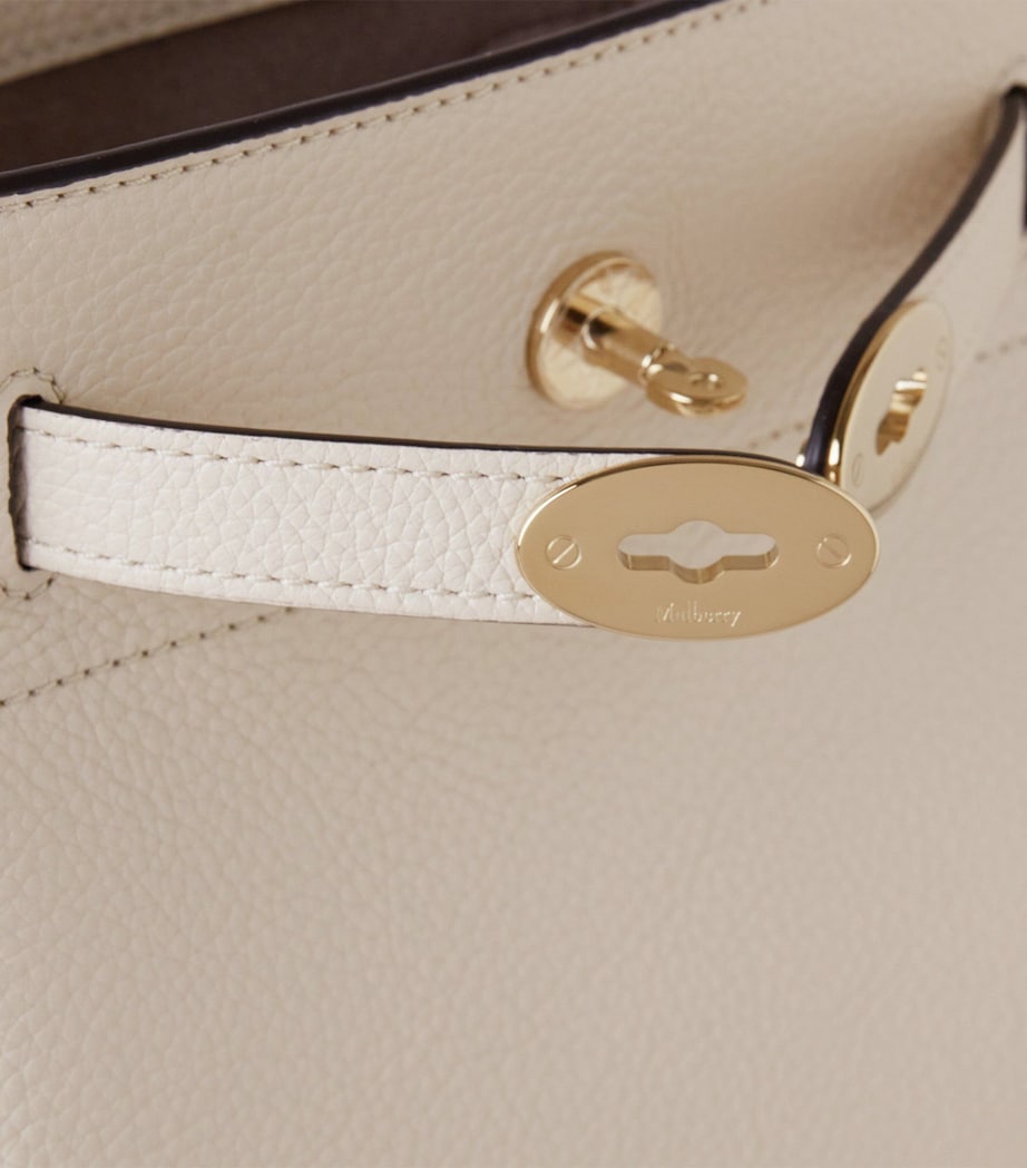 Mulberry White Leather Islington Bucket Bag
