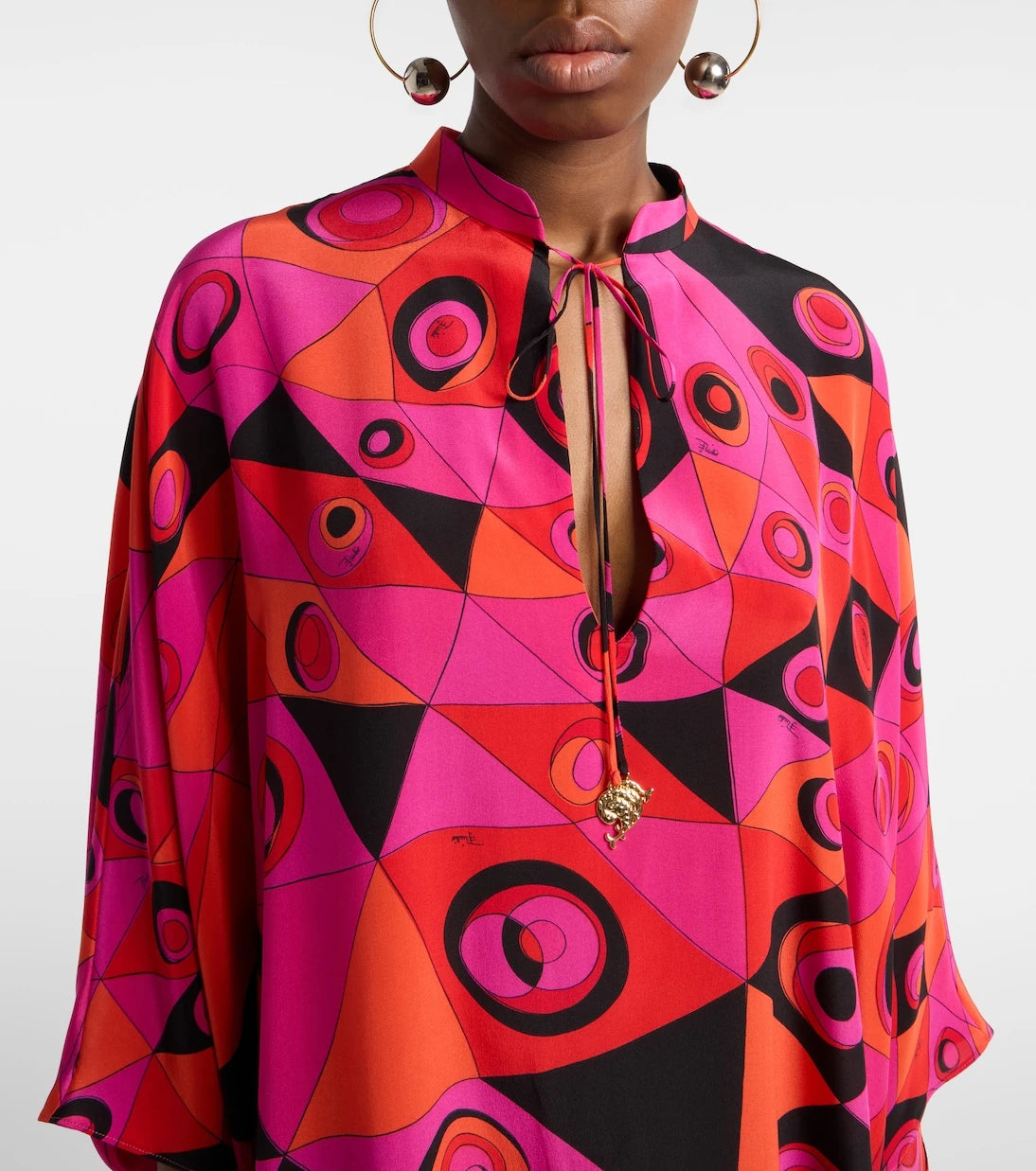 Pucci - Occhi silk twill kaftan