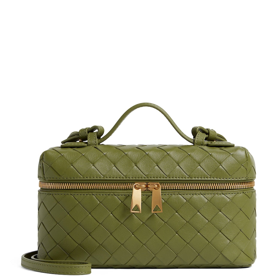 Bottega Veneta Brown Bang Bang Vanity Case Bag