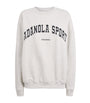 Adanola Grey Organic Cotton Logo Sweatshirt