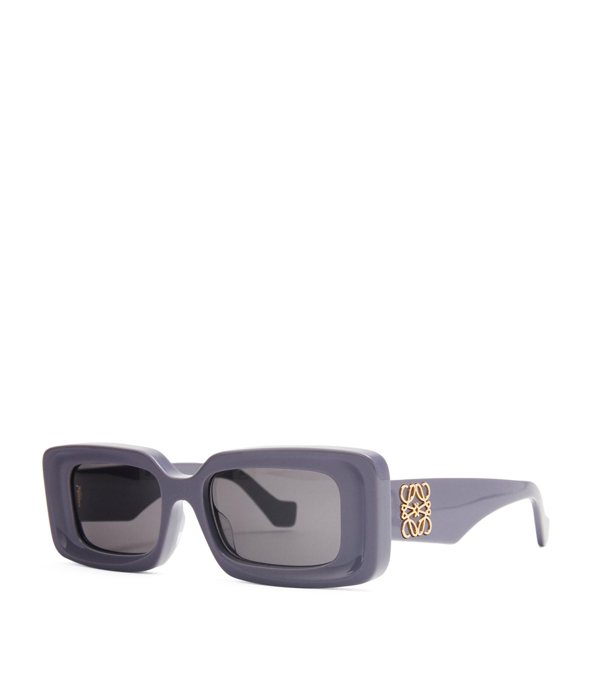 LOEWE Brown Rectangular Sunglasses