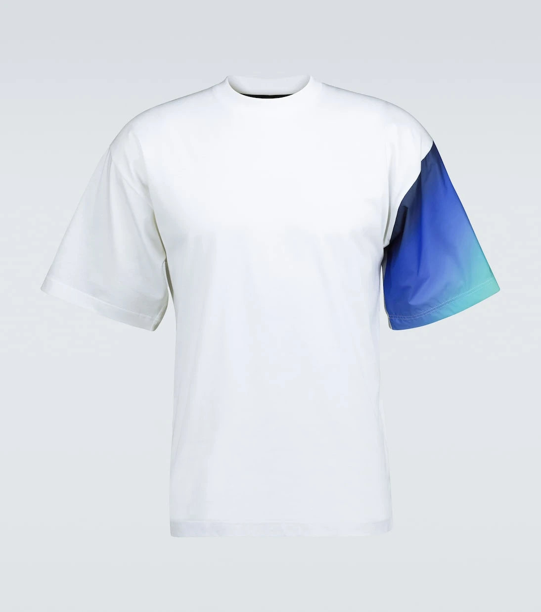 Prada - contrast-sleeve T-shirt