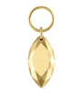 Faceted Gold Marquise Charm (7.5mm)