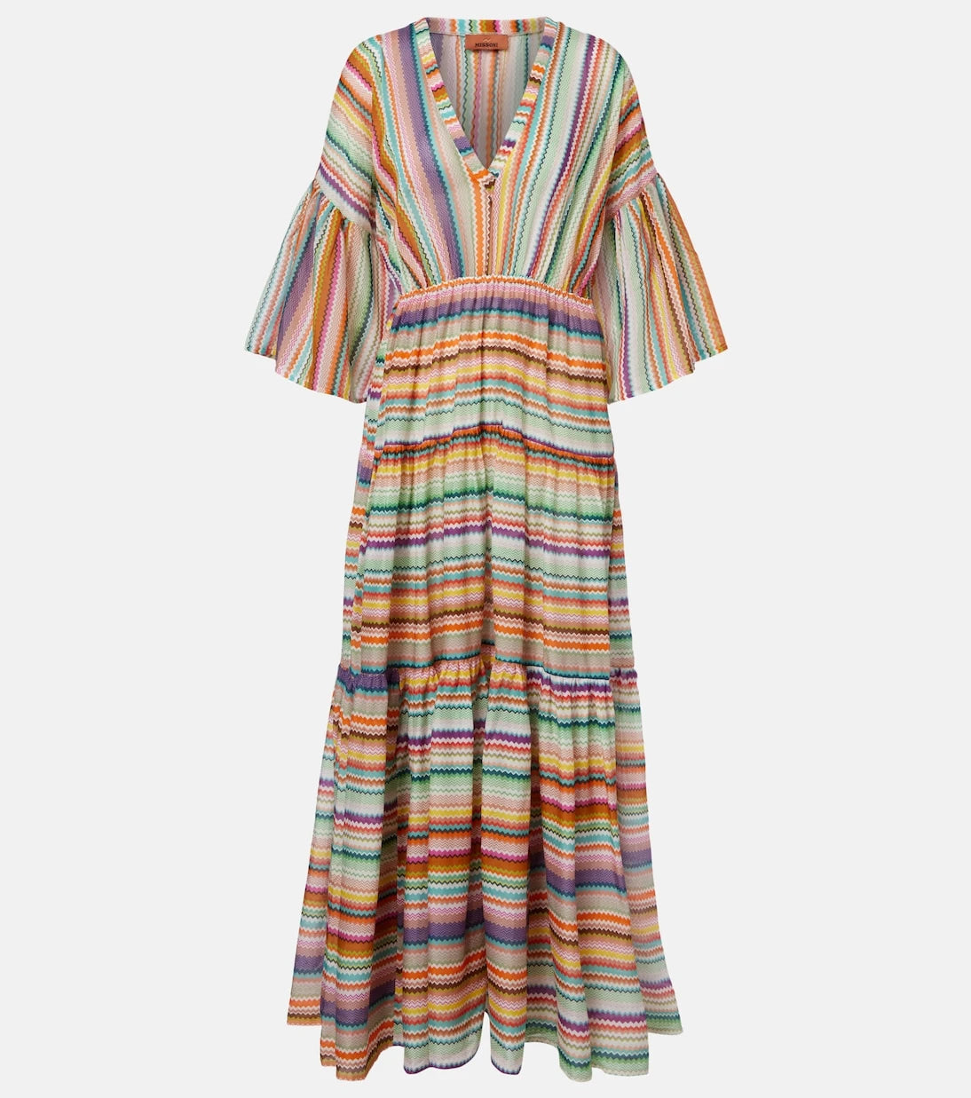 Missoni - فستان ماكسي بنمط متعرج