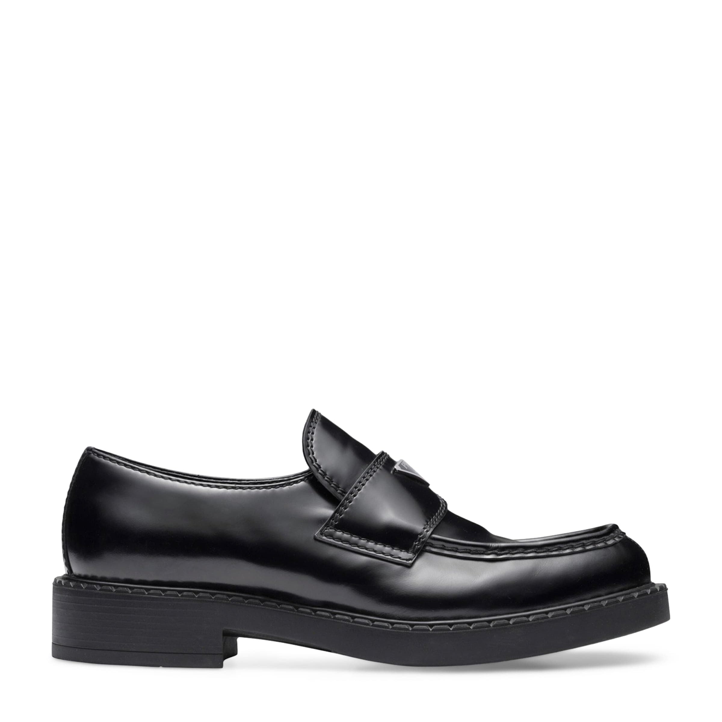 Patent Leather Triangle Loafers