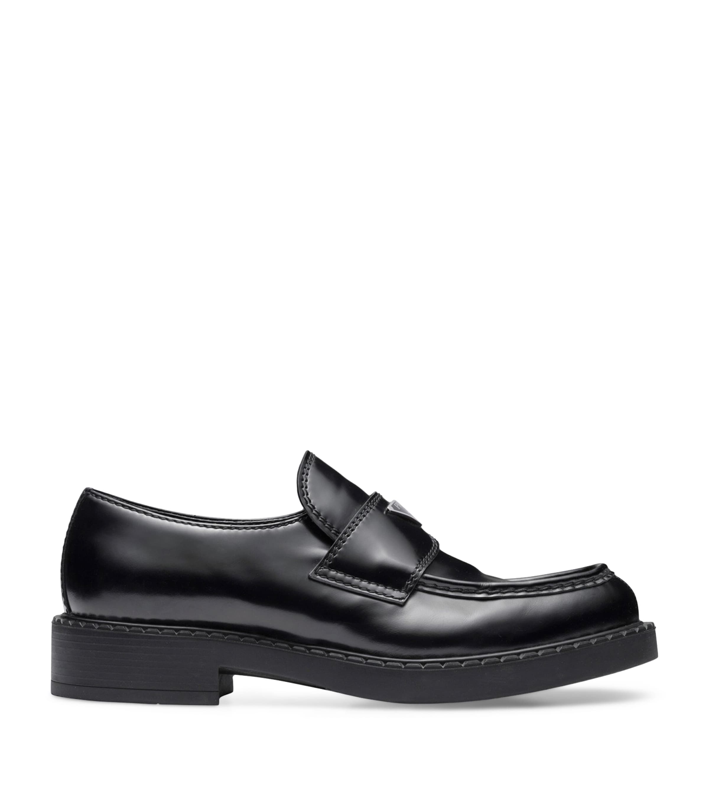 Patent Leather Triangle Loafers
