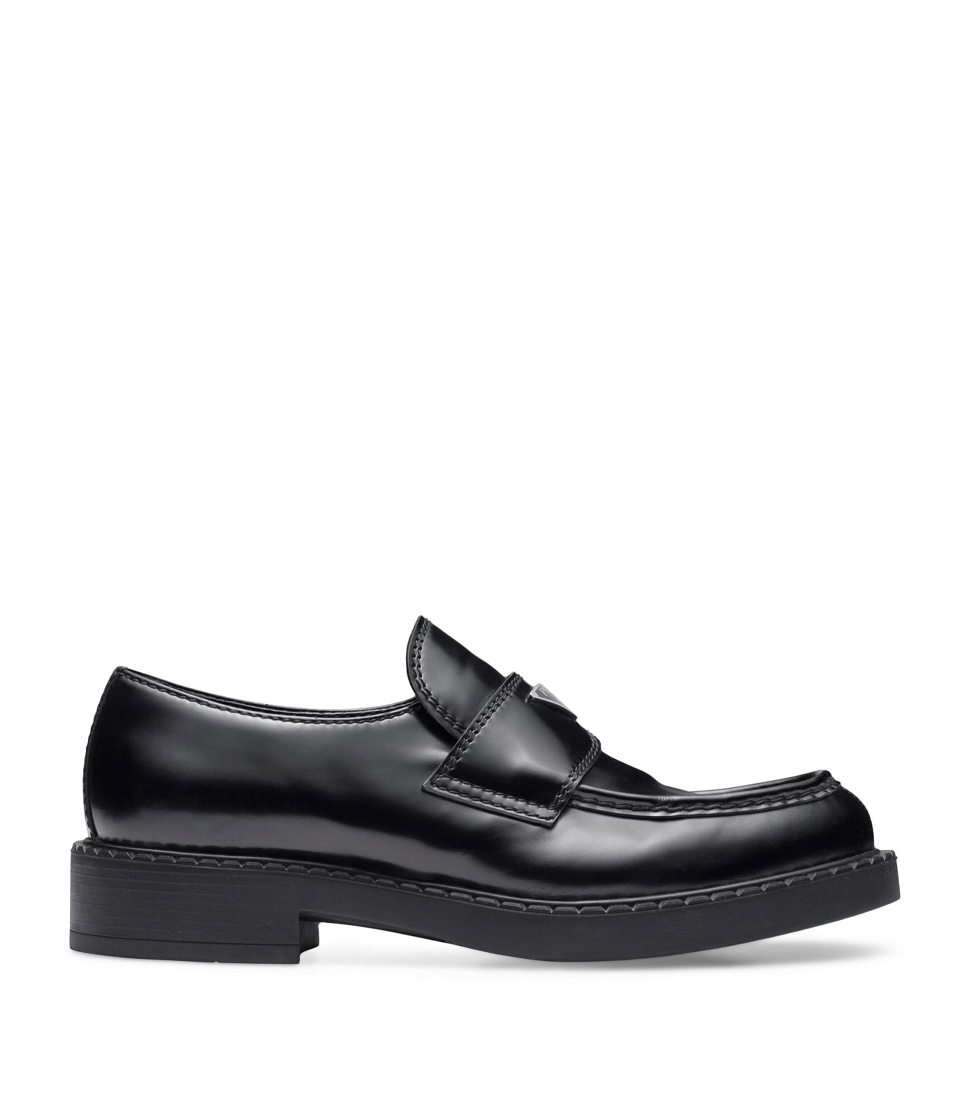 Patent Leather Triangle Loafers