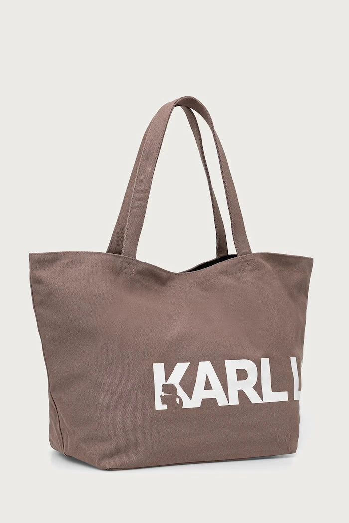 Pamuklu tote kadın çantası K/ESSENTIAL