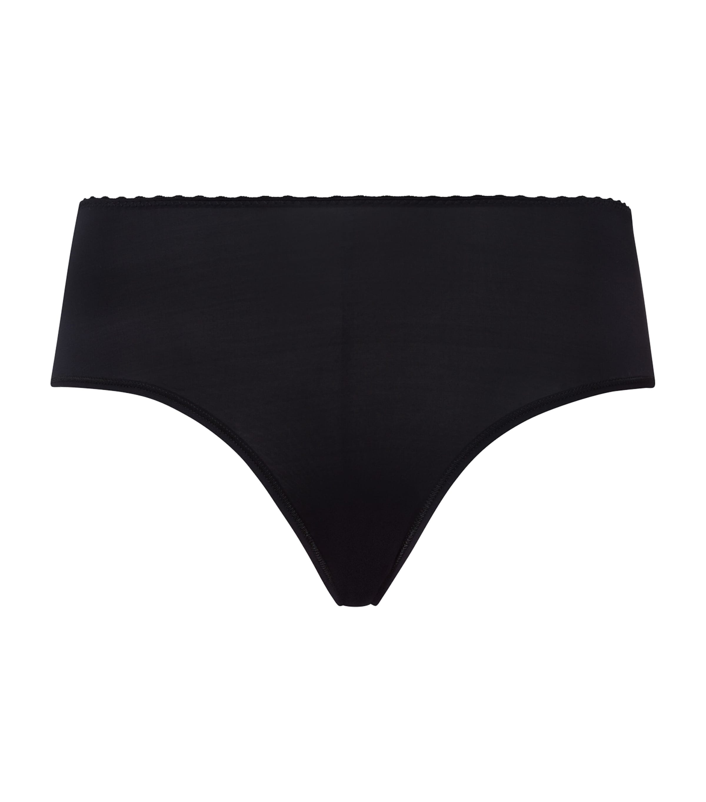 Hanro Black Satin Deluxe Midi Briefs