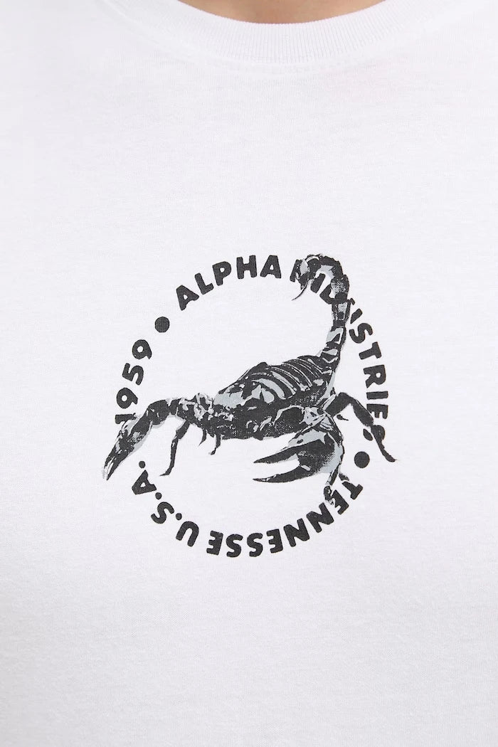Alpha Industries тениска мъжка памучна US Scorpion Backprint