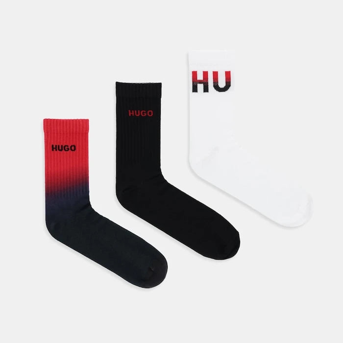 Чорапи HUGO 3P QS RIB RISING CC (3 чифта)