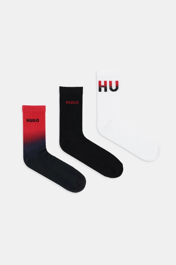 Чорапи HUGO 3P QS RIB RISING CC (3 чифта)