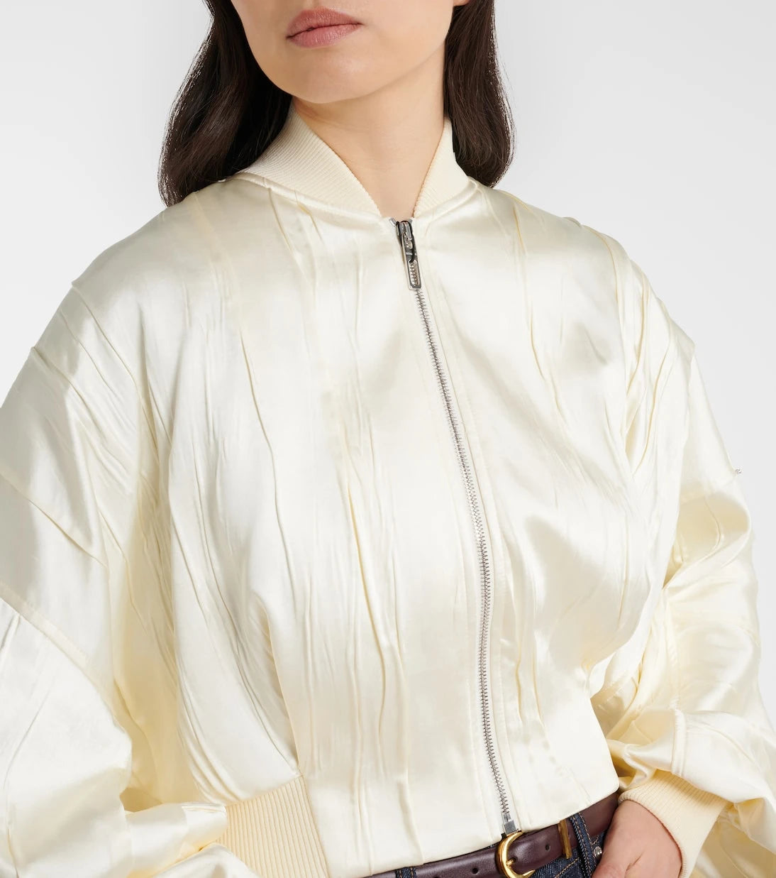 Sportmax - Zorro cropped bomber jacket