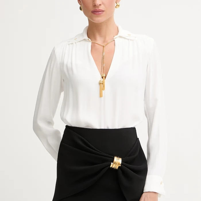 Elisabetta Franchi блуза дамска от вискоза