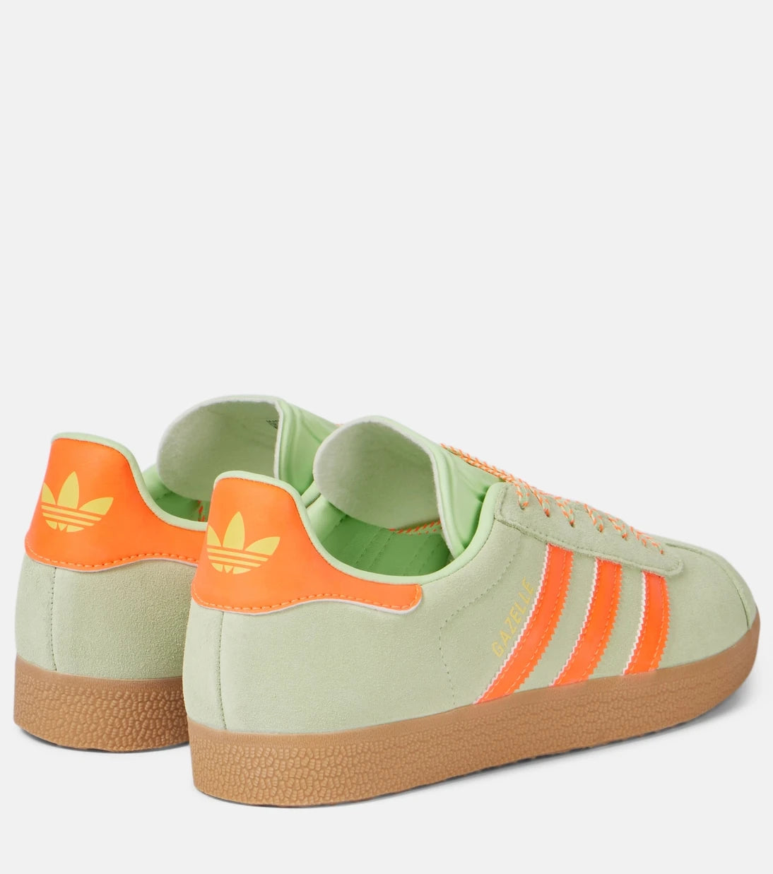 Adidas - Gazelle leather-trimmed suede sneakers
