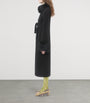 Valentino Black Virgin Wool-Cashmere Belted Coat