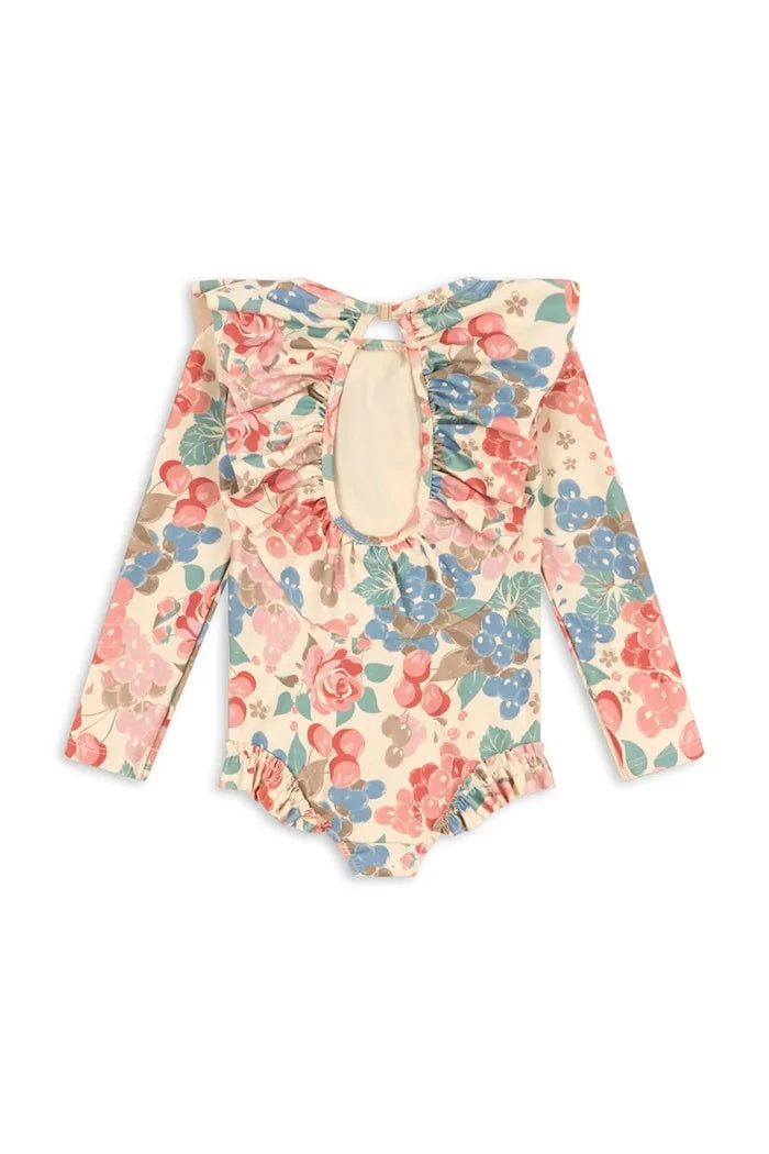 Детски цял бански Konges Sløjd MANUCA LS SWIMSUIT GRS