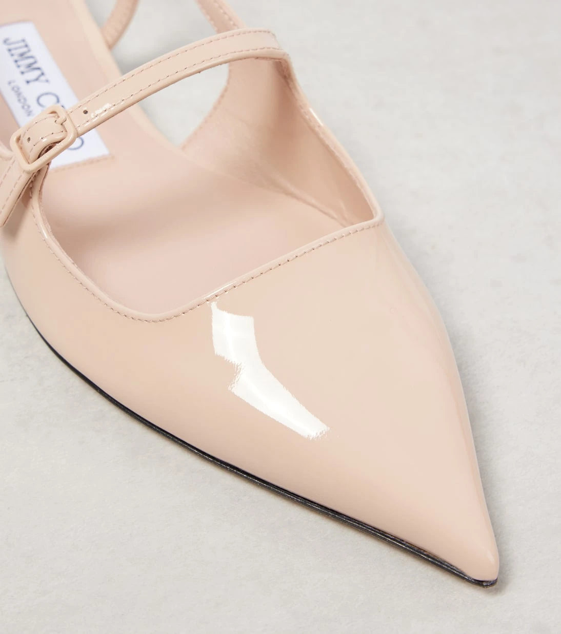 Jimmy Choo - Didi patent leather slingback flats