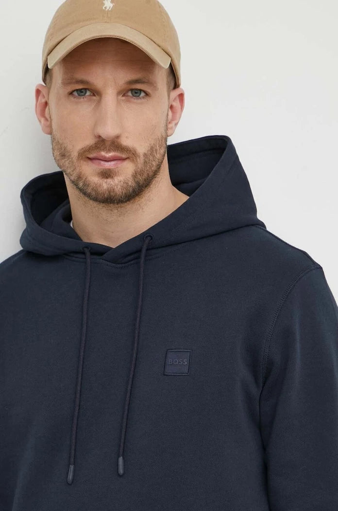 BOSS Orange Kapüşonlu Erkek Pamuklu Sweatshirt Wetalk