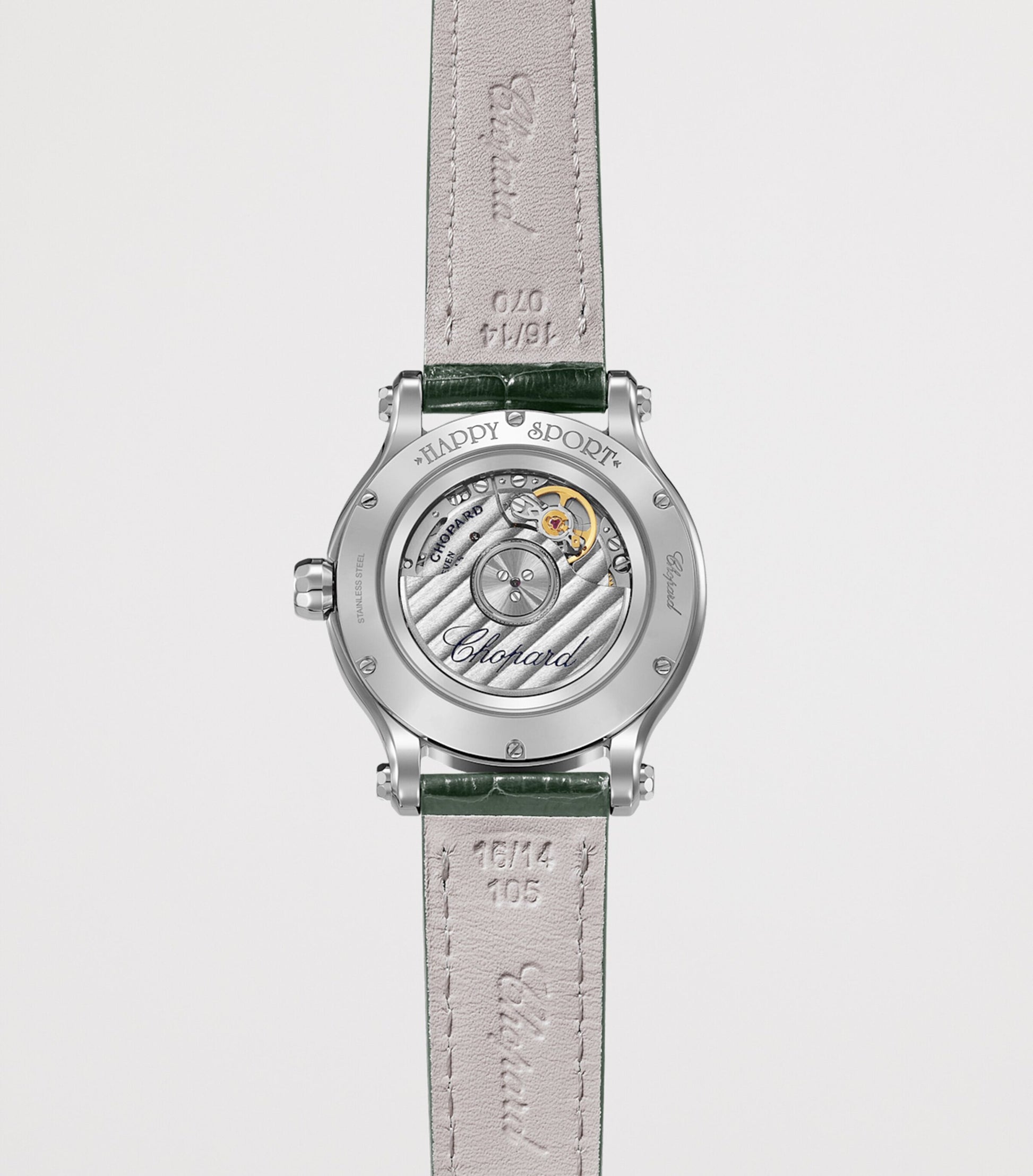 Lucent Steel and Diamond Happy Sport Watch 33mm