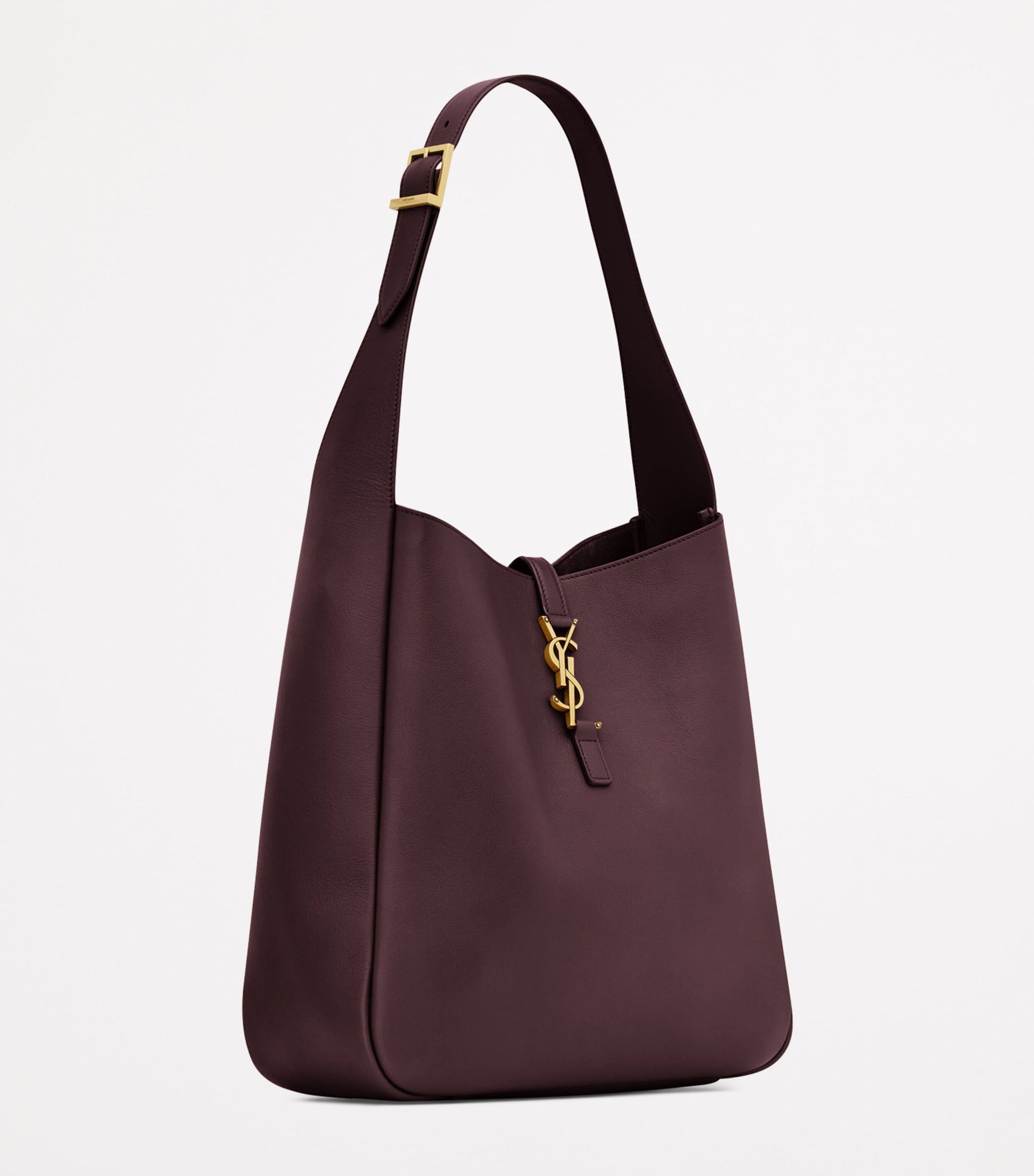 Saint Laurent Brown Large Calfskin Le 5 à 7 Shoulder Bag