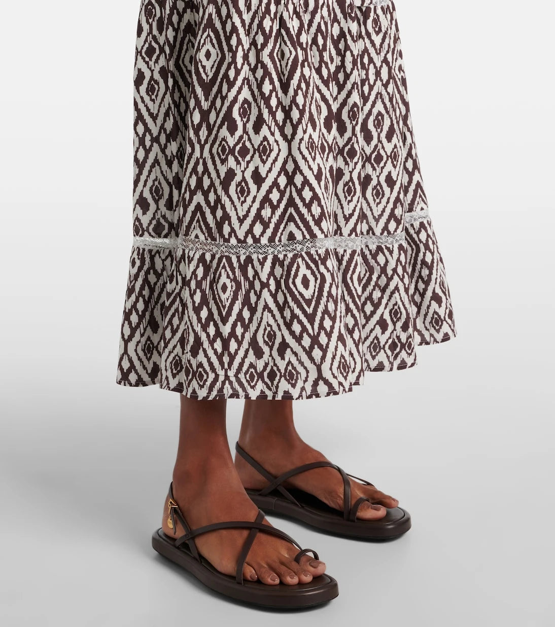 Melissa Odabash - Eclipse gathered printed midi dress