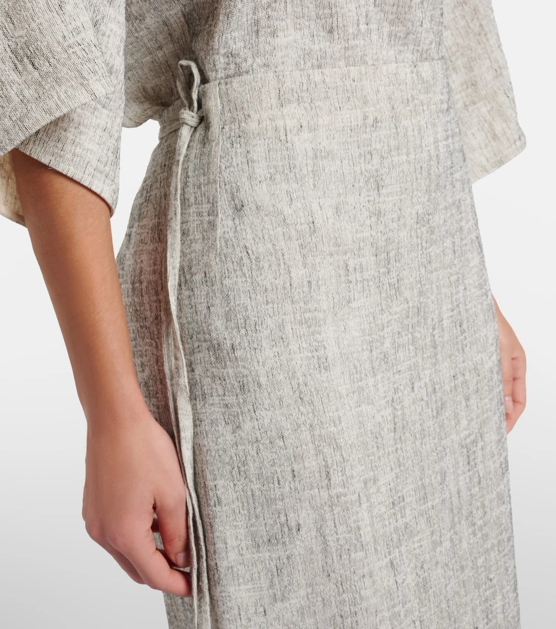 The Row - Linen and silk maxi skirt