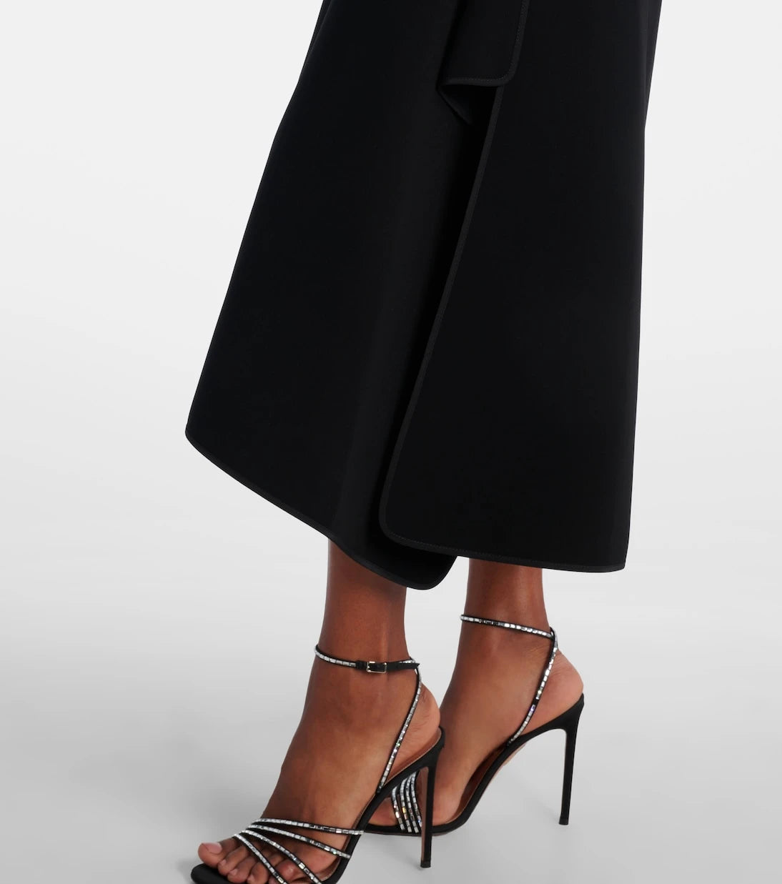 Maticevski - Diadem draped asymmetric midi dress
