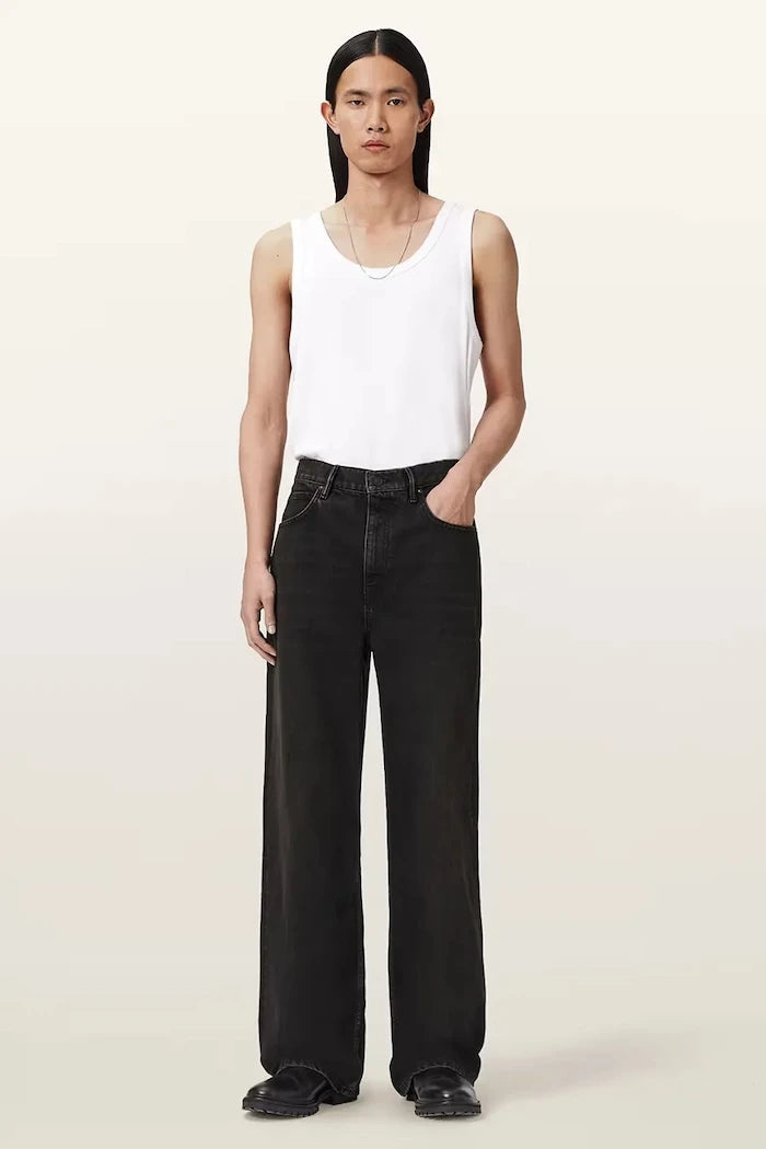 AllSaints дънки wide leg мъжки LENNY