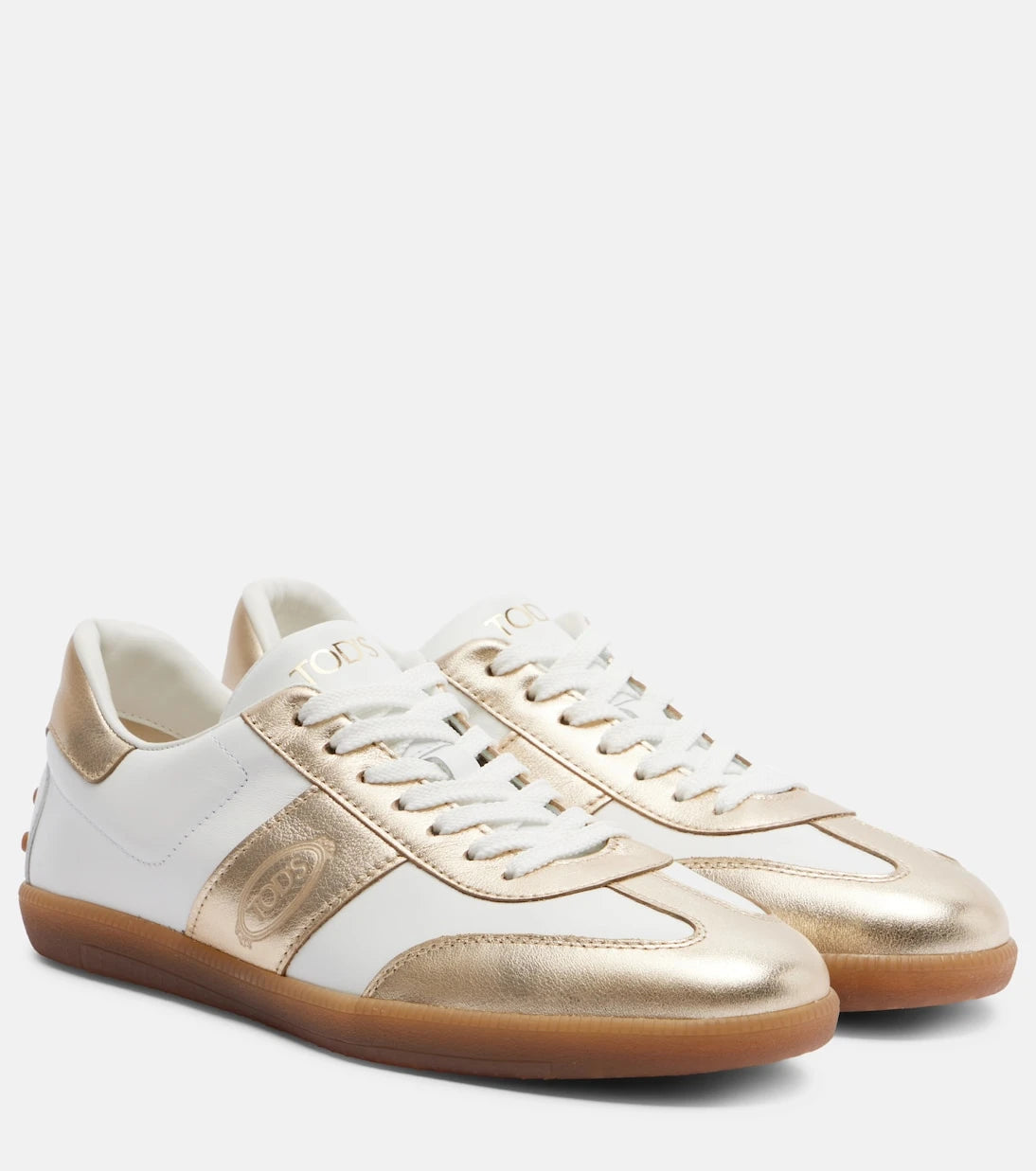Tod's - Metallic leather sneakers