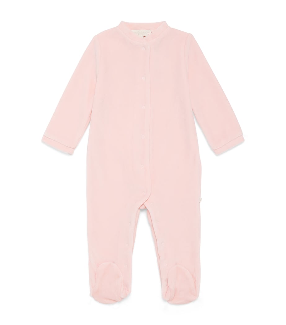 Marie-Chantal Velour Angel Wing All-In-One (0-18 Months)