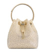 Gold Metallic Mesh Bon Bon Top-Handle Bag
